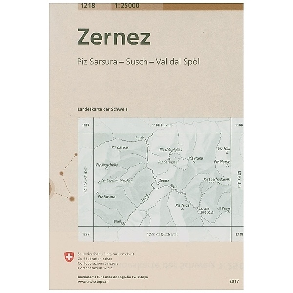 swisstopo / Landeskarte der Schweiz Zernez