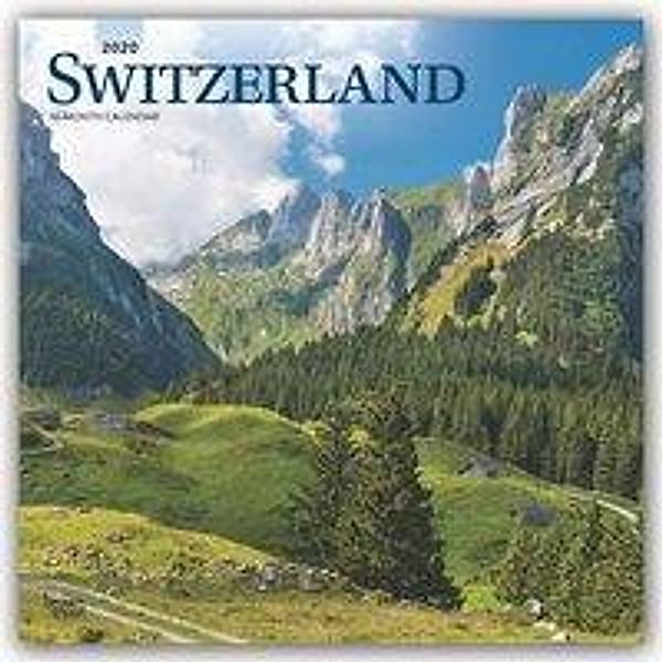 Switzerland 2020 - 16-Monatskalender, BrownTrout Publisher