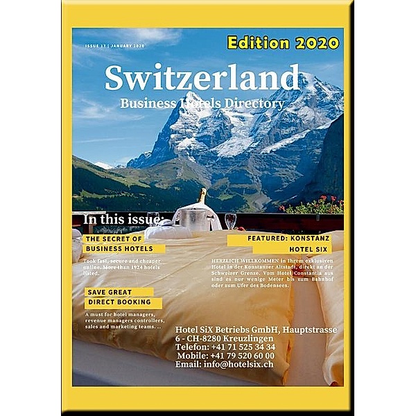 Switzerland Business Hotel Directory 2020, Heinz Duthel