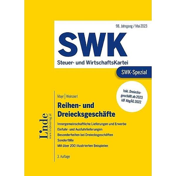 SWK-Spezial Reihen- und Dreiecksgeschäfte, Mario Mayr, Christine Weinzierl