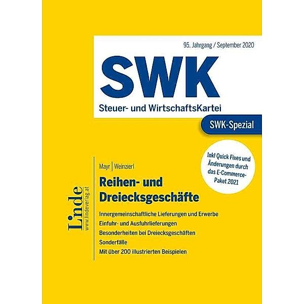 SWK-Spezial / SWK-Spezial Reihen- und Dreiecksgeschäfte, Mario Mayr, Christine Weinzierl