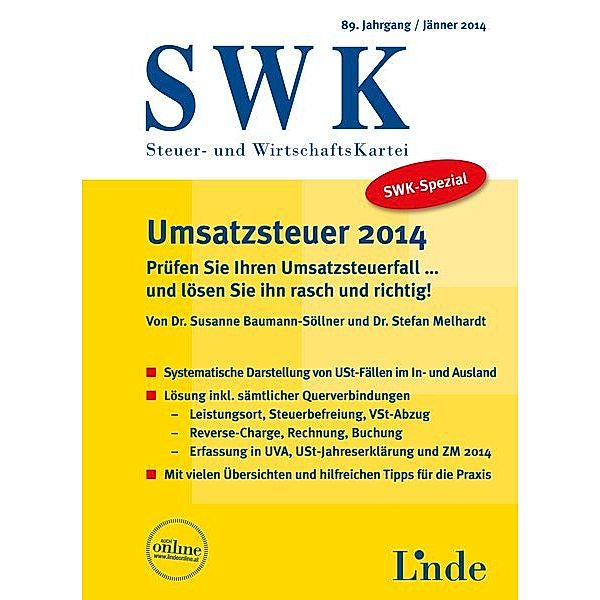 SWK-Spezial Umsatzsteuer 2014, Susanne Baumann-Söllner, Stefan Melhardt