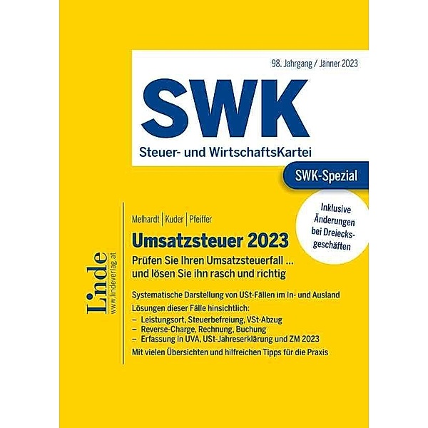 SWK-Spezial Umsatzsteuer 2023, Stefan Melhardt, Bernhard Kuder, Sebastian Pfeiffer