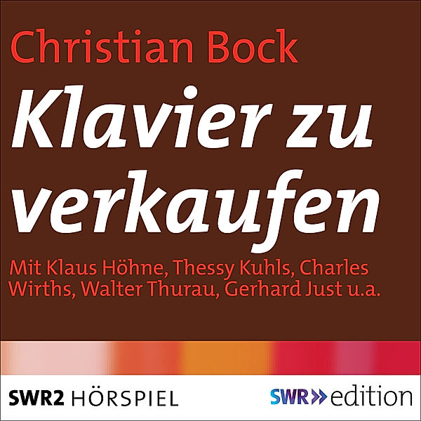 SWR Edition - Klavier zu verkaufen, Christian Bock