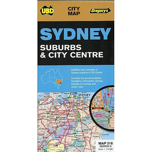 Sydney Suburbs & City Centre 1 : 5 000