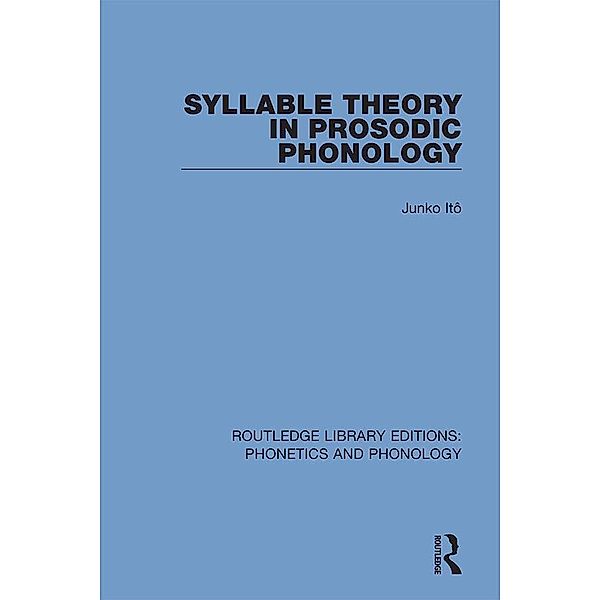 Syllable Theory in Prosodic Phonology, Junko Itô