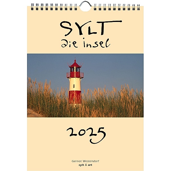 Sylt-die Insel 2025 A4 Kalender, Gernot Westendorf