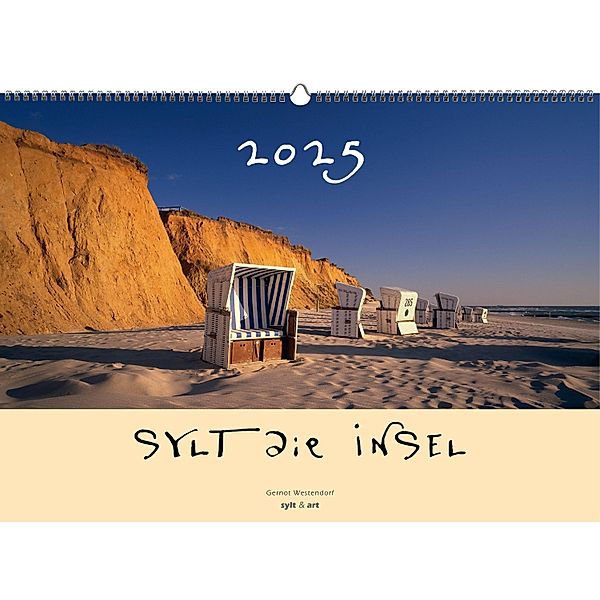 Sylt-die Insel 2025 Panoramakalender, Gernot Westendorf