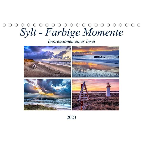 Sylt - Farbige Momente (Tischkalender 2023 DIN A5 quer), Joachim Hasche