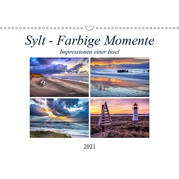 Sylt - Farbige Momente (Wandkalender 2021 DIN A3 quer), Joachim Hasche