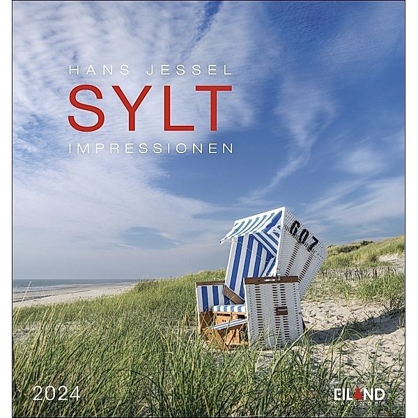 Sylt Impressionen Postkartenkalender 2024 von Hans Jessel. Die schönsten Seiten der Insel in einem kleinen Kalender zum Aufstellen oder Aufhängen. Fotokalender mit monatlichen Postkarten zum Sammeln und Verschicken., Hans Jessel