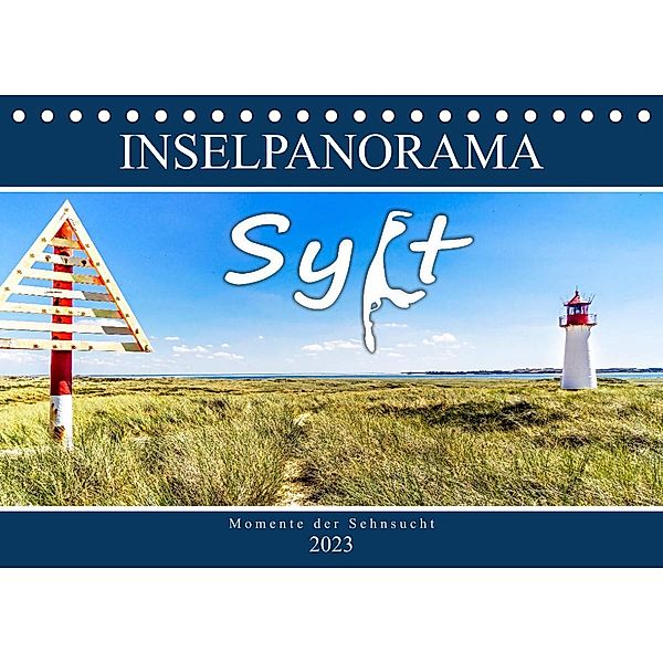 SYLT Inselpanorama (Tischkalender 2023 DIN A5 quer), Andrea Dreegmeyer