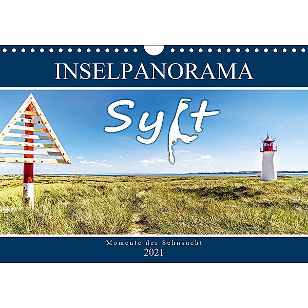 SYLT Inselpanorama (Wandkalender 2021 DIN A4 quer), Andrea Dreegmeyer