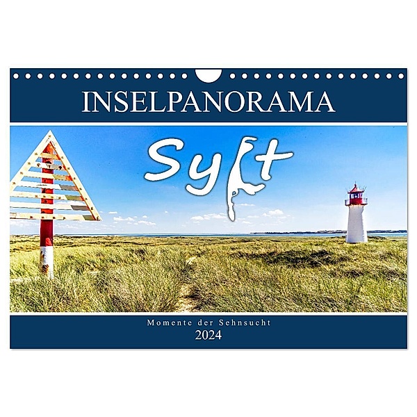 SYLT Inselpanorama (Wandkalender 2024 DIN A4 quer), CALVENDO Monatskalender, Andrea Dreegmeyer
