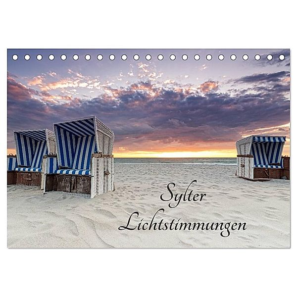 Sylter Lichtstimmungen (Tischkalender 2024 DIN A5 quer), CALVENDO Monatskalender, Nordbilder