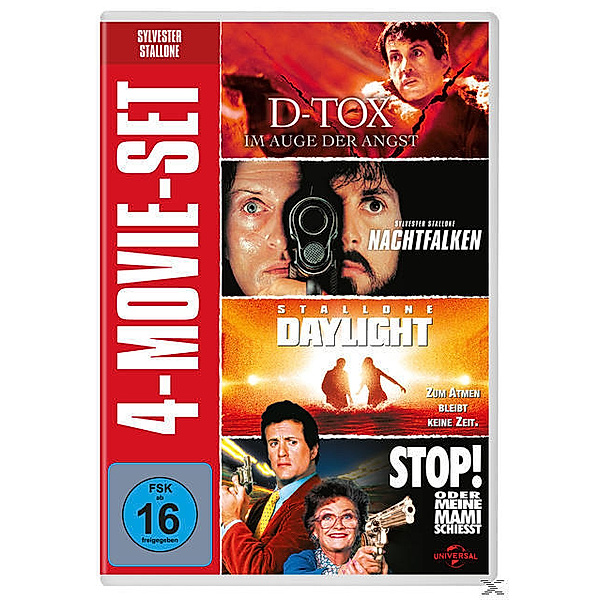 Sylvester Stallone - 4-Movie-Set DVD-Box, Tom Berenger,Dina Meyer Sylvester Stallone