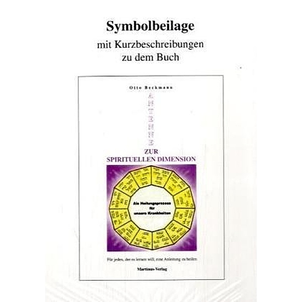 Symbolbeilage mit Kurzbeschreibungen, Otto Beckmann