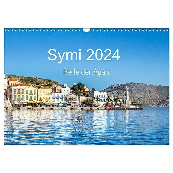 Symi 2024, Perle der Ägäis (Wandkalender 2024 DIN A3 quer), CALVENDO Monatskalender, Stefan O. Schüller und Elke Schüller