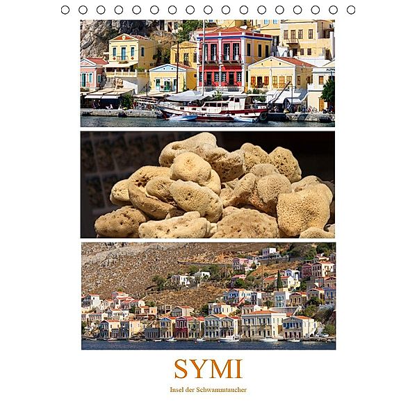 SYMI - Insel der Schwammtaucher (Tischkalender 2021 DIN A5 hoch), r.gue.