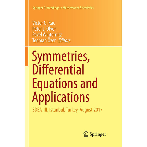 Symmetries, Differential Equations and Applications