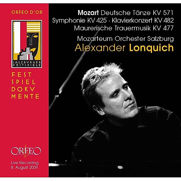Symphonie Kv 425,Klavierkonzert Kv 482, Alexander Lonquich, Mozarteum Orchester Salzburg