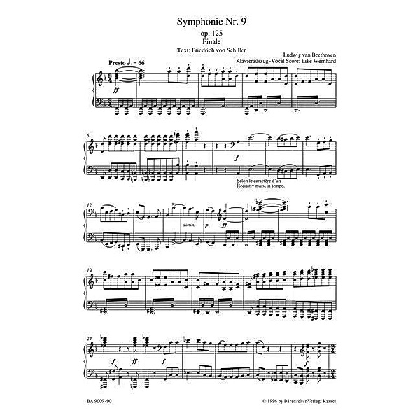 Symphonie Nr. 9 in d-Moll op. 125, Ludwig van Beethoven