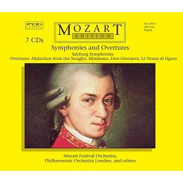 Symphonies & Ouvertures, Wolfgang Amadeus Mozart