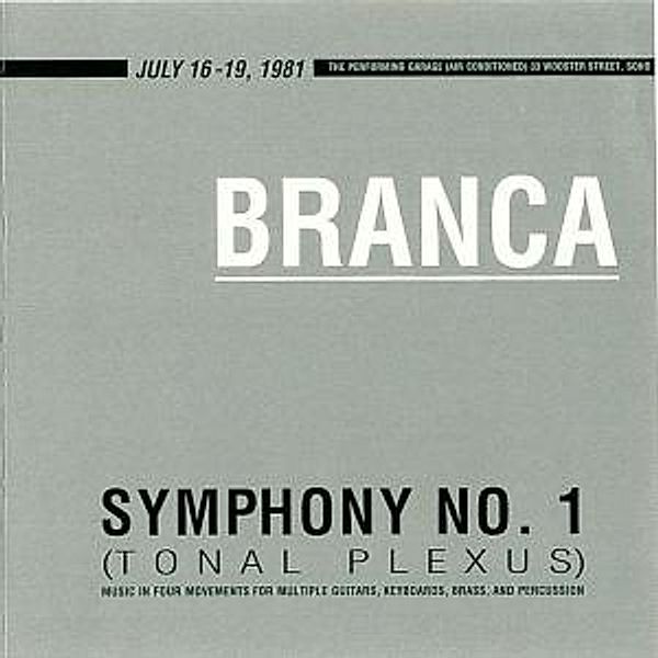 Symphony #1, Glenn Branca