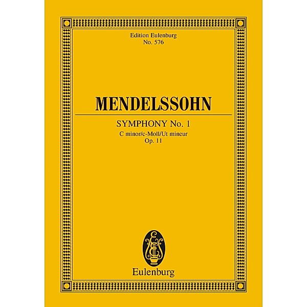 Symphony No. 1 C minor, Felix Mendelssohn Bartholdy