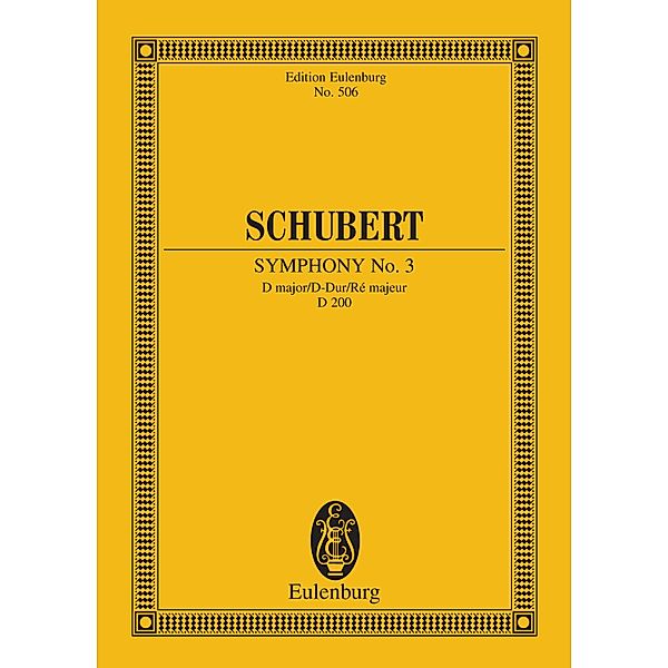 Symphony No. 3 D major, Franz Schubert