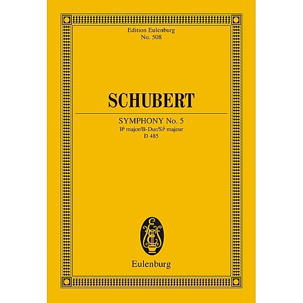 Symphony No. 5 Bb major, Franz Schubert