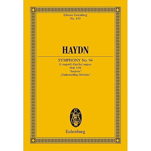 Symphony No. 94 G major, Surprise, Joseph Haydn