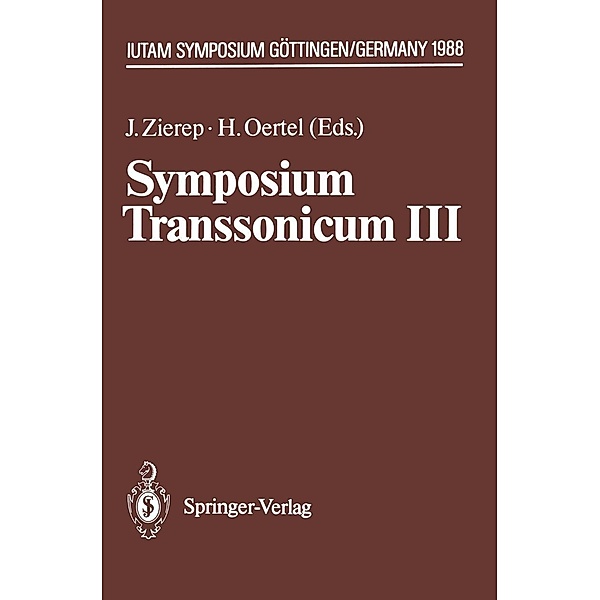 Symposium Transsonicum III / IUTAM Symposia