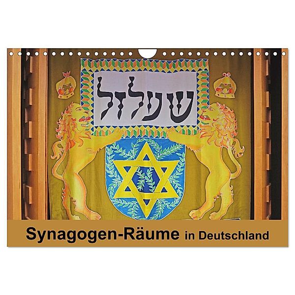 Synagogen-Räume in Deutschland (Wandkalender 2025 DIN A4 quer), CALVENDO Monatskalender, Calvendo, Hans-Georg Vorndran
