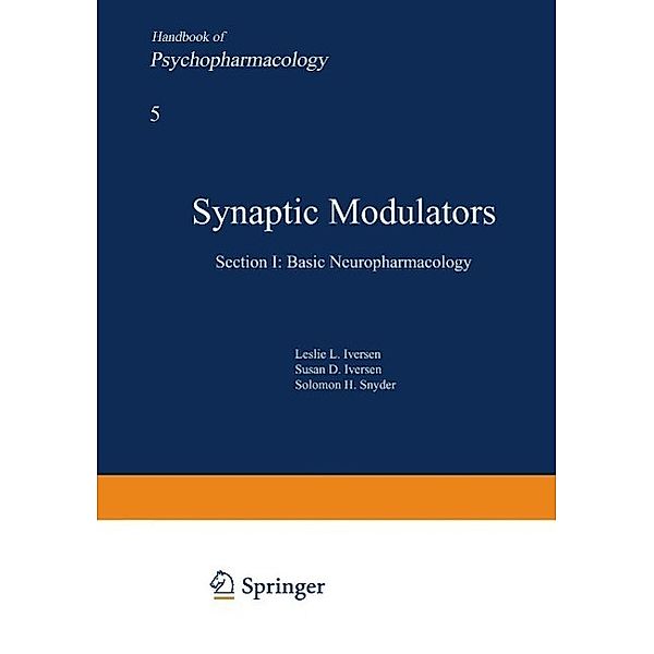 Synaptic Modulators / Handbook of Psychopharmacology Bd.5