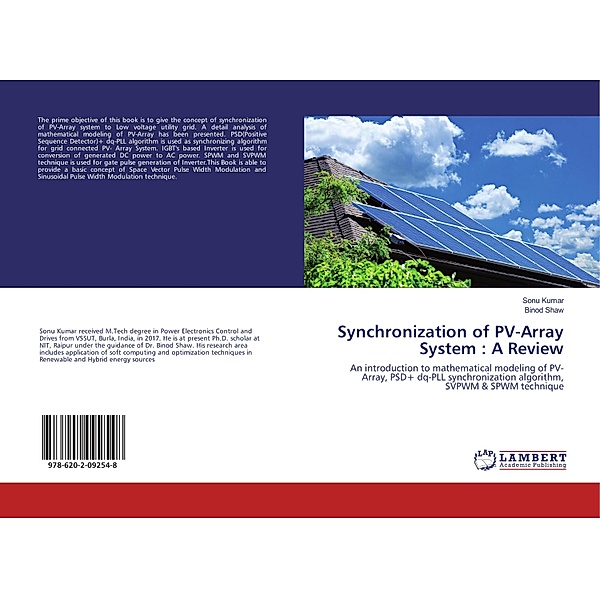 Synchronization of PV-Array System : A Review, Sonu Kumar, Binod Shaw