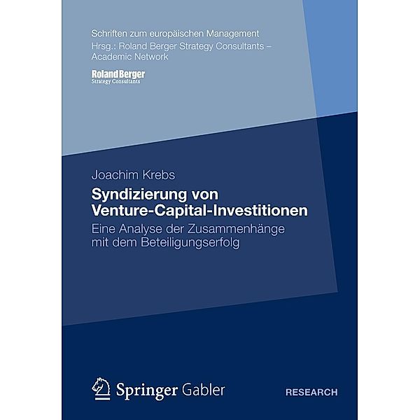 Syndizierung von Venture-Capital-Investitionen, Joachim Krebs