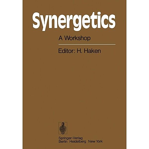 Synergetics / Springer Series in Synergetics Bd.2