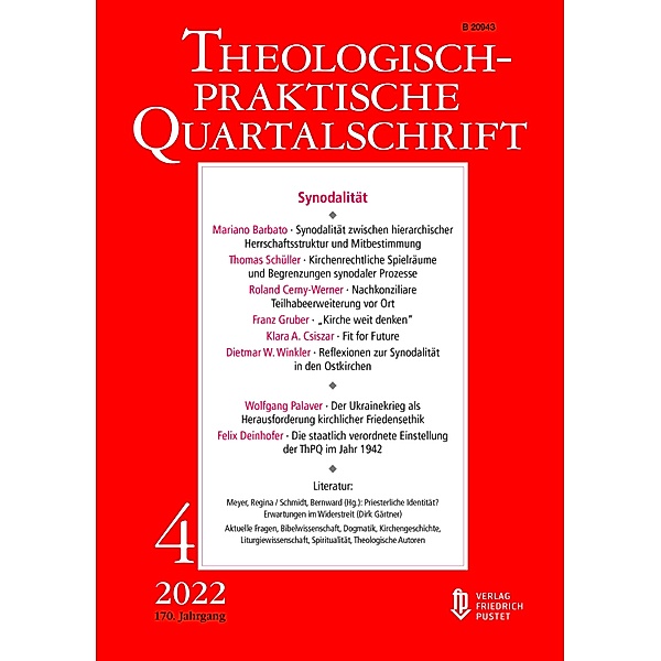 Synodalität / Theologisch-praktische Quartalschrift