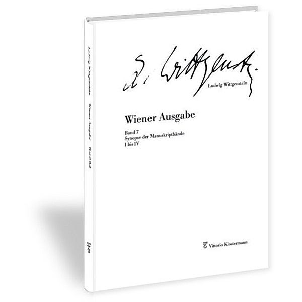 Synopse der Manuskriptbände I-IV, Ludwig Wittgenstein