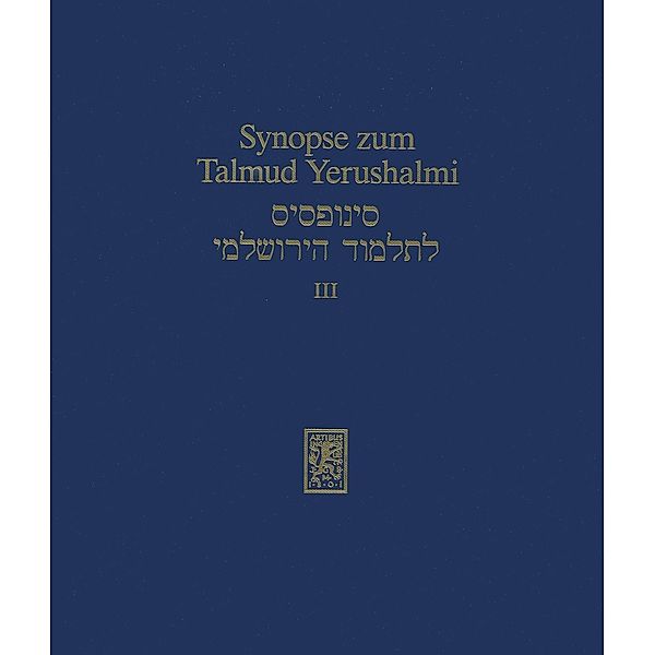 Synopse zum Talmud Yerushalmi