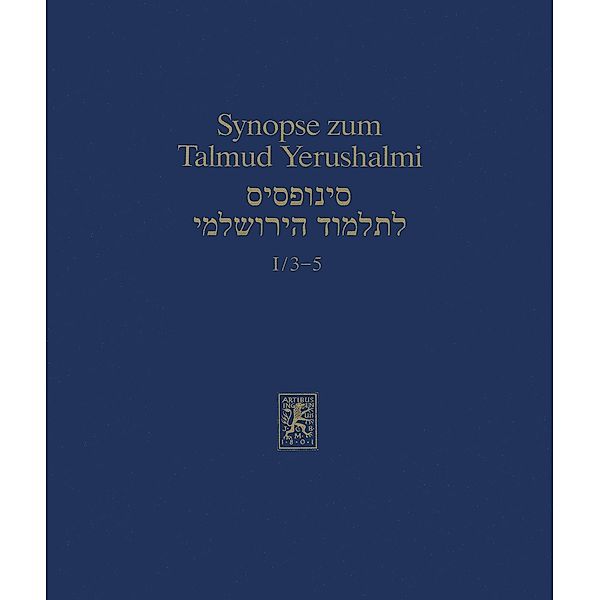 Synopse zum Talmud Yerushalmi