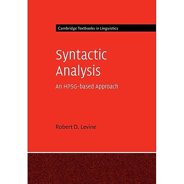 Syntactic Analysis, Robert D. Levine