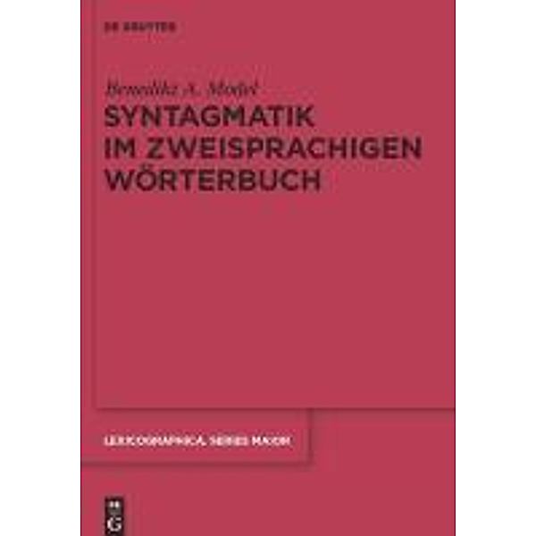 Syntagmatik im zweisprachigen Wörterbuch / Lexicographica. Series Maior, Benedikt A. Model