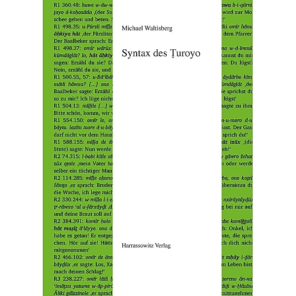 Syntax des Turoyo / Semitica Viva Bd.55, Michael Waltisberg