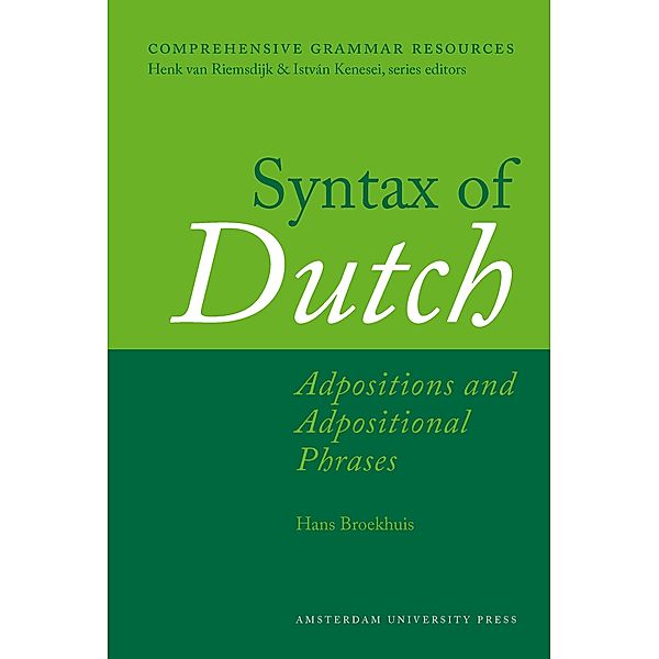 Syntax of Dutch, Hans Broekhuis