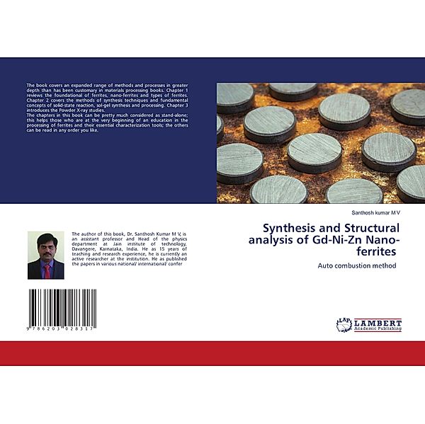 Synthesis and Structural analysis of Gd-Ni-Zn Nano-ferrites, Santhosh kumar M V