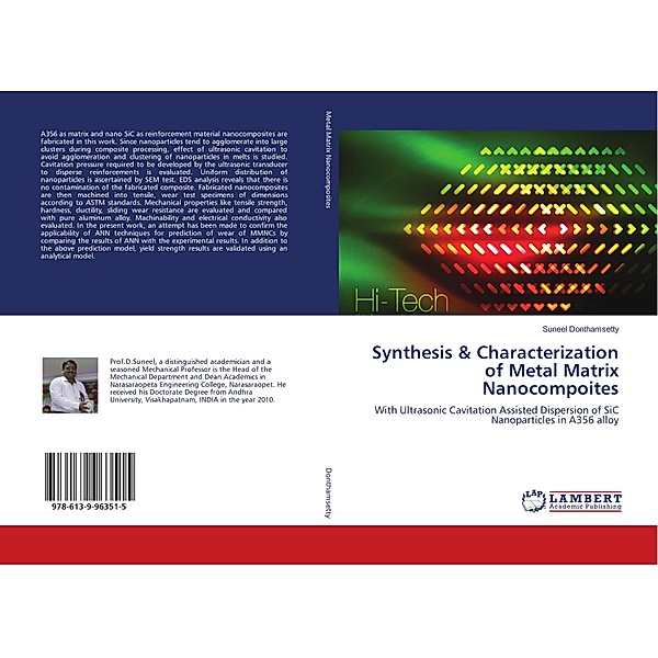 Synthesis & Characterization of Metal Matrix Nanocompsites, Suneel Donthamsetty