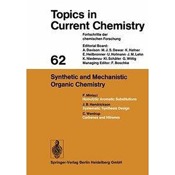 Synthetic and Mechanistic Organic Chemistry, Michael J. Krische, Jean-Marie Lehn, Steven V. Ley, Massimo Olivucci, Joachim Thiem, Margherita Venturi