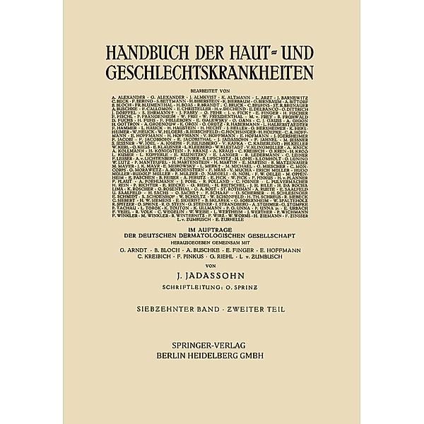 Syphilis und Auge / Handbuch der Haut- und Geschlechtskrankheiten Bd.B / 17 / 2, J. Igersheimer